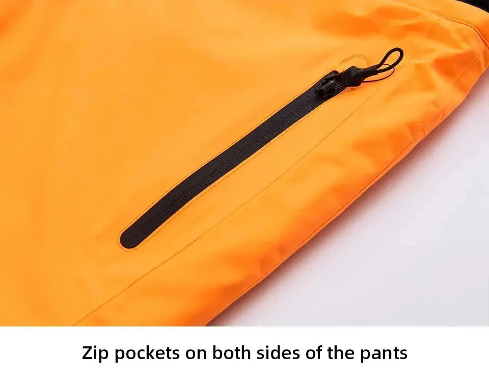 New High Quality Men Women Winter Thick Warm Skiing Pants Windproof Waterproof Breathable Suspender Trousers Snowboard Pants