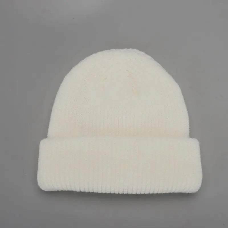 Winter Warm Beanies Casual Short Thread Hip Hop Hat Adult Men Female Knitted Skull Cap Elastic Unisex