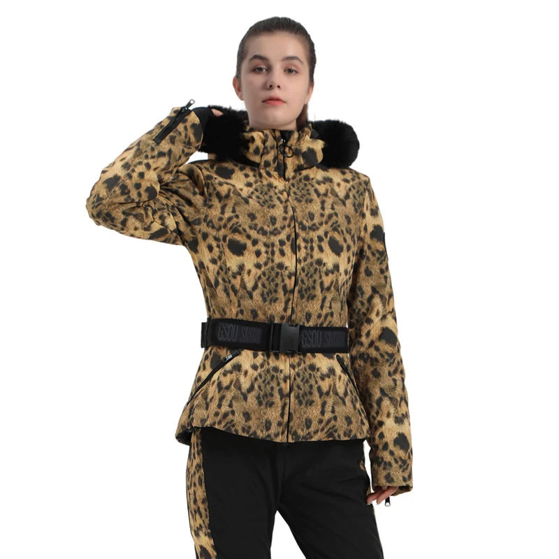 Skiing Jacket 2025 Mountain Snowboard Jackets Winter Hooded Woman Snow Jackets Outdoor Sports Outerwear Windproof Warm Tracksuit