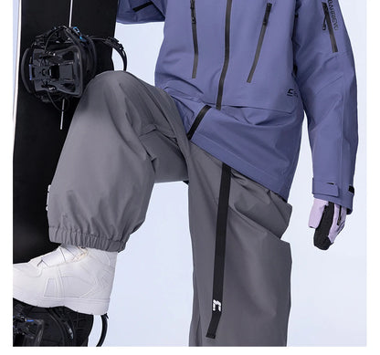 COPOZZ Skiing Coats Winter Warm Women Men Tracksuit Hooded Sports Snowboard Jacket Mountain Female Outwear Windproof Ski Clothes
