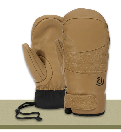 Ski Gloves Men's Waterproof and Cold-proof Plus Velvet Thickening Outdoor Cycling Warm Winter Cycling Gloves Men and Women