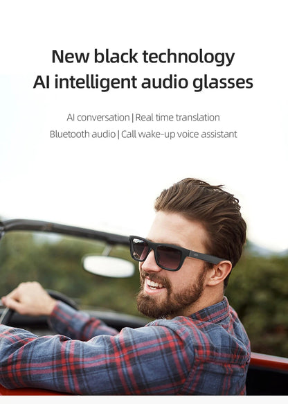 2025 E13PRO New Smart Glasses AI Translation Glasses Bluetooth Audio Glasses Bluetooth Earphones 15 Day Standby