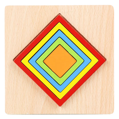 Stacking Puzzle Game Blocks Educational Toy for Kids Montessori Wooden Shape Sorting Puzzle Sensory Toys Developmental 1 2 3 4 Y