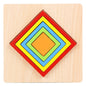 Stacking Puzzle Game Blocks Educational Toy for Kids Montessori Wooden Shape Sorting Puzzle Sensory Toys Developmental 1 2 3 4 Y