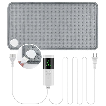 9 Level 4 Mode Timer 30X60cm Electric Heating Pad Blanket Hot Heated Pad for Abdomen Shoulder Knee Legs Winter Warm Washable