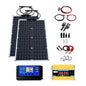 10V 220V 2000W Flexible Solar Panel System 12V Battery Charger Controller 4000W Inverter Kit Complete For Home Outdoor Capming