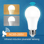 2pc LED Sensor Radar Light Bulb 6W 9W 12W 15W 18W 20W Smart LED Lamp E27 220V Motion Sensor Auto OFF/ON Cold Warm white for home