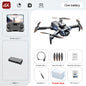 Popular S1S drone 8K high-definition dual camera brushless motor four axis foldable obstacle avoidance aircraft children's toy