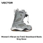 VECTOR Professional Women Man Ski Shoes Warm Waterproof Snowboard Boots Non-slip Leather Breathable Snow Ski Boots Ski Equipment