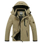Winter Men's Parka Outdoor Lining Fleece-lined Thickened Windproof Warm Mountaineering Hooded Jacket Cold-resistant Ski Suit 6XL