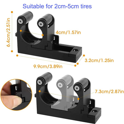Bicycle Stand Parking Hook Tire Clamp Garage Organizer Wall Mount Clip Buckle Road MTB Bike Hanger Support Bracket Rack Storage