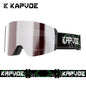 KAPVOE Ski goggles Anti-fog Skiing goggles Photochromic Outdoor Sports Magnetic Glasses Winter Snowboard Snowmobile Equipment