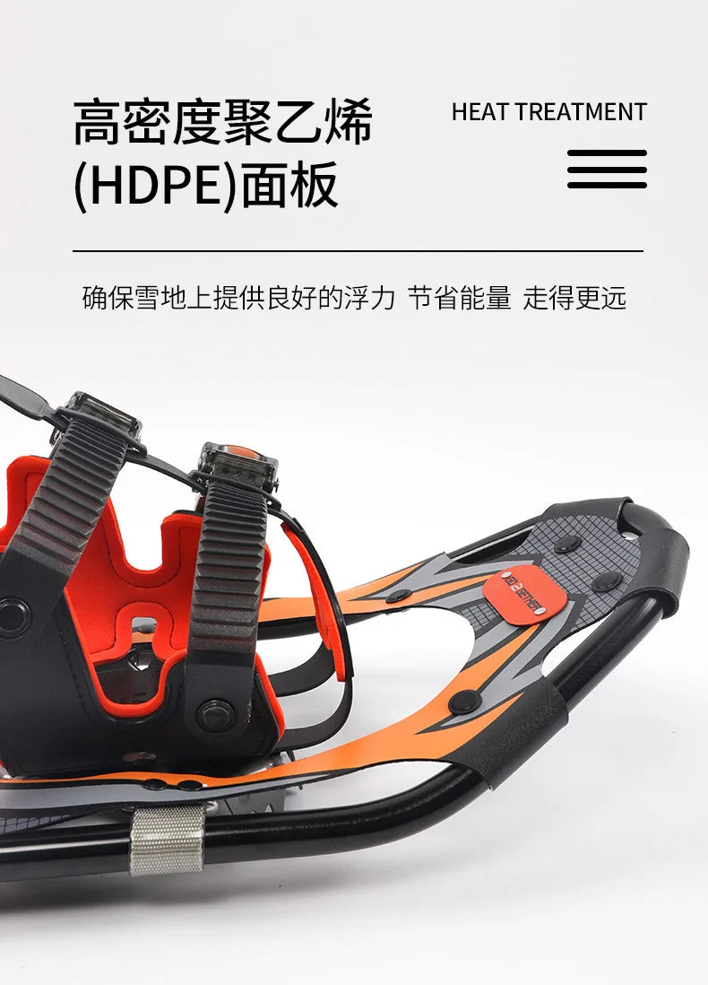 Aluminum Alloy Outdoor Snowboarding Equipment Mountain Climbing Shoes Anti Slip Adjustable Hiking Sneakers Snow Trekking Travel
