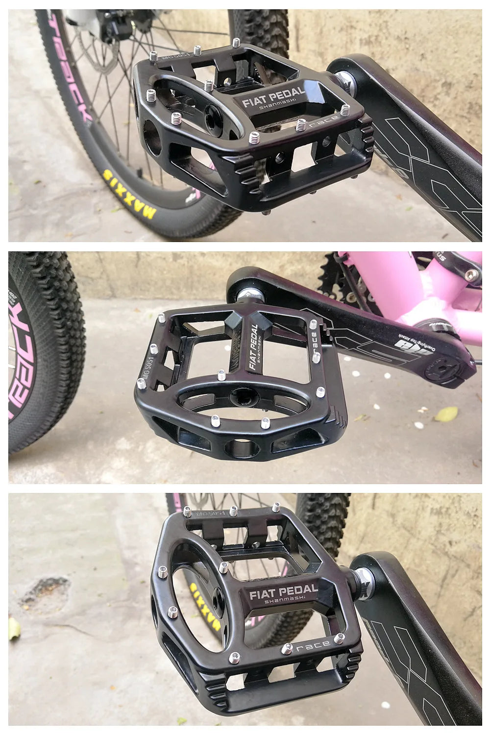 SHANMASHI5051 Magnesium alloy mountain bicycle pedal road bike wide comfortable non-slip pedal
