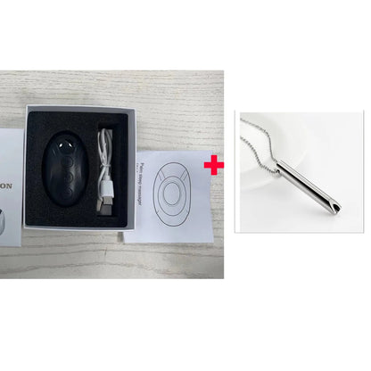 Handheld 20 Levels EMS Sleep Aid Relaxation Treatment Microcurrent Pulse Hypnosis Device Insomnia Rechargeable