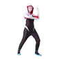 Spider-Man: Into The Spider-Verse Cosplay Costume Gwen Miles Spider Man Suit Bodysuit Lovers Adult Kids Party Dress Up