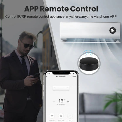 Tuya WiFi RF IR Remote Control 433MHz Smart Life APP Voice Control Smart Home Infrared Controller ALL TV Support Alexa Google