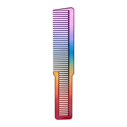 Professional Electroplated Clipper Comb 3 Colors Barber Comb Stylist Styling Tool Accessories Salon Anti-static Hair Cut Comb