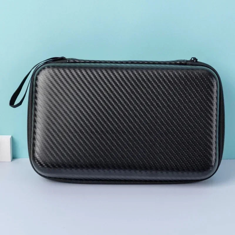 Stylish Eva Headphone Data Cable Storage Hard Drive Bag Simple Portable Charger Headphone Zipper Box