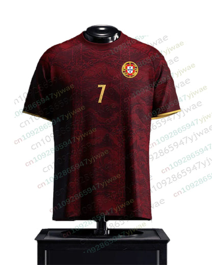2026 Ronaldo Fan Edition Football jersey Lightweight Breathable Sportswear Top Outdoor Training Tee Summer Men's T-shirt