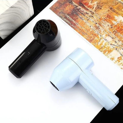 Quiet Cordless Hair Dryer Small Portable Cordless Hair Dryer USB Charging Art Joint Examination Colour Quick Dryer