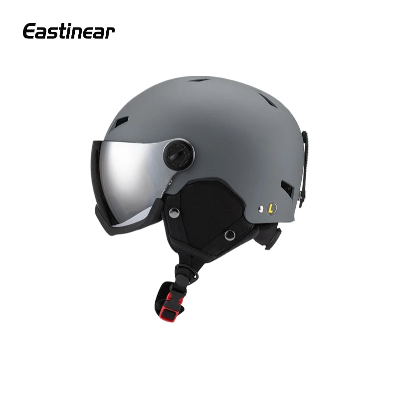 Eastinear polar bear Ski Helmet Men Snow Goggles In One Anti-Impact Snowboard Helmet For Adult Women Snowboard Safety Helmet