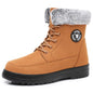 Winter New Women's Thick Plush Cotton Boots and Mid Top Warm Snow Boots Are Fashionable  Trendy  and Upgraded for Warmth