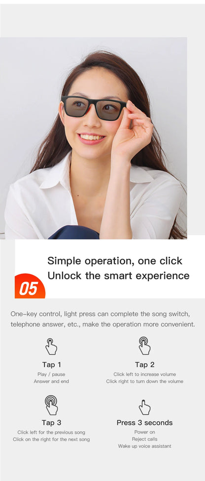 2025 E13PRO New Smart Glasses AI Translation Glasses Bluetooth Audio Glasses Bluetooth Earphones 15 Day Standby