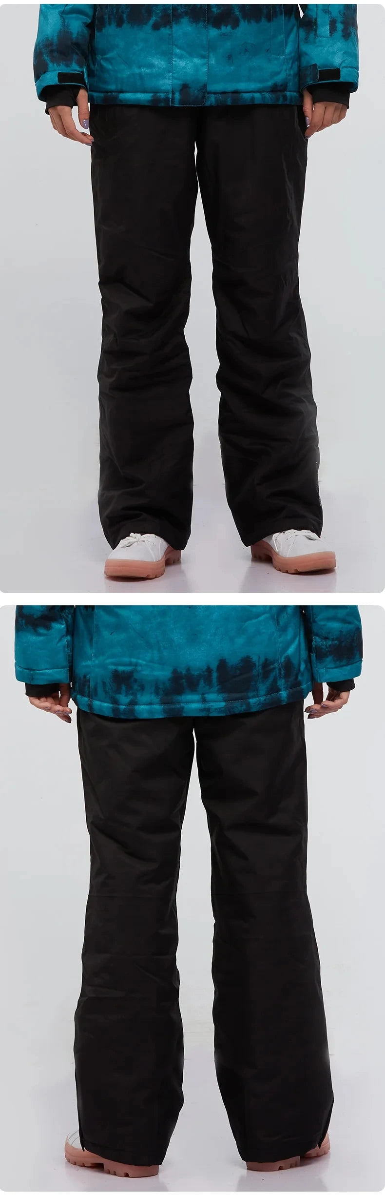 New High Quality Men Women Winter Thick Warm Skiing Pants Windproof Waterproof Breathable Suspender Trousers Snowboard Pants