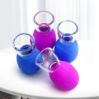 Silicone Cupping Massage Cup Body Face Neck Eye Massager Vacuum Body Facial Care Facial Steaming Pore Cleaner Tool Skin Care