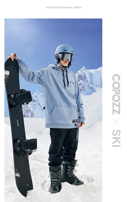 Oversize Ski Hoodie Men Women Warm Windproof Waterproof Snow Hoodie Ski Jacket Skiing Snowboarding Hooded Jackets Ski Equipment