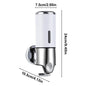 Hotel Soap Dispenser Manual Press Wall-mounted Punch-free Shower Gel Shampoo Hand Sanitizer Box Bathroom Decoration Accessories