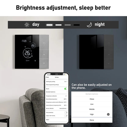 WiFi Thermostat Tuya Smart Home Thermoregulator For Boiler/Electric/Underfloor Heating Temperature Controller Alice Alexa Google
