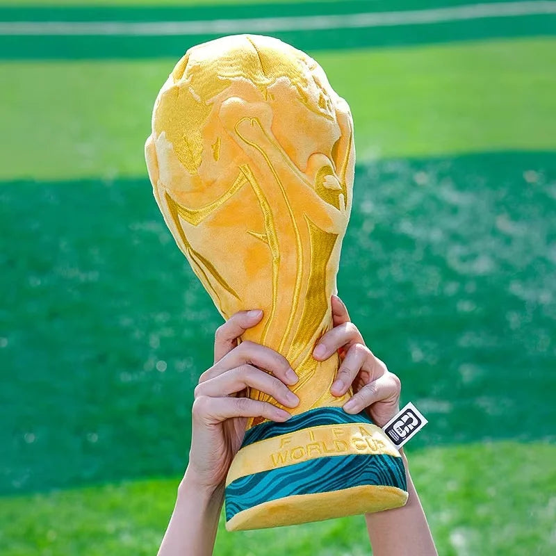 FIFA 2026 World Cup Large World Cup Trophy Plush plush filling Bag Charm Decorative Ornament Ideal Birthday Gift