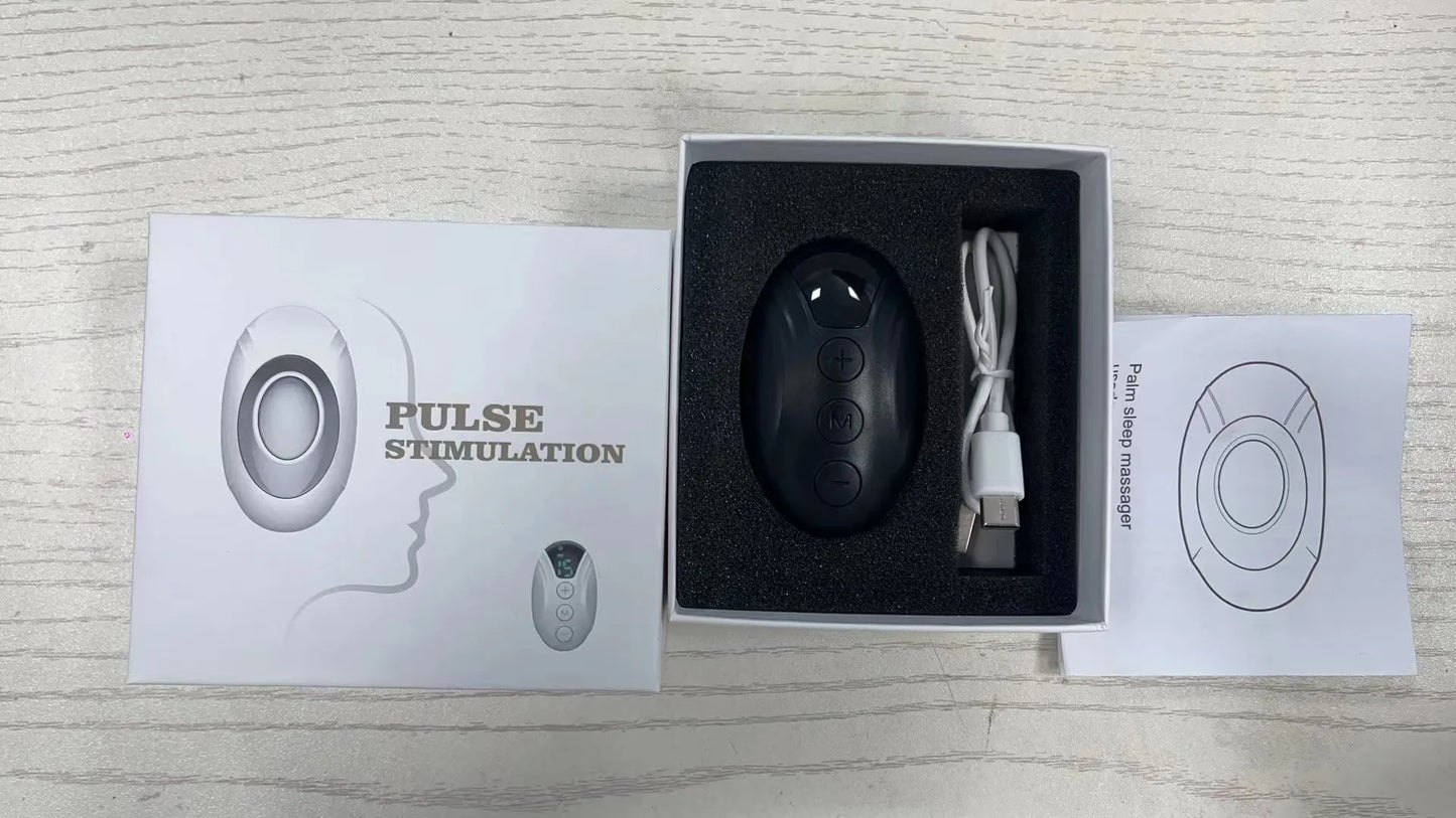 Handheld 20 Levels EMS Sleep Aid Relaxation Treatment Microcurrent Pulse Hypnosis Device Insomnia Rechargeable