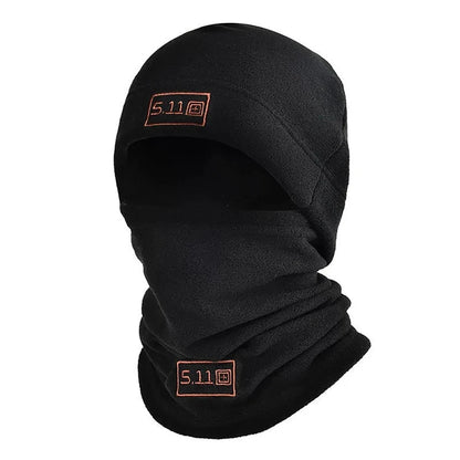 New Tactical Fleece Hat&Scarf Set Thermal Head Cover Winter Warm Balaclava Face Mask Sports Cycling Bonnet Neck Protector