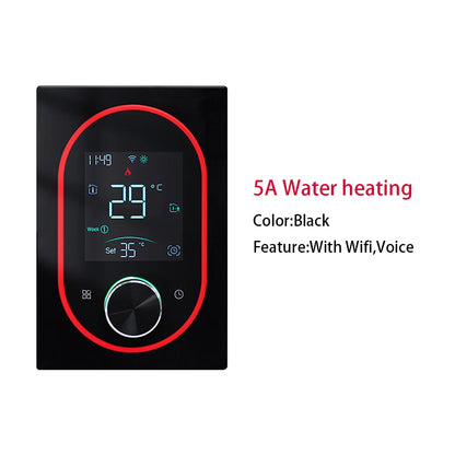 Smart WiFi Thermostat Programmable Knob Temperature Controller Electric Floor Heating Gas Boiler Thermostat for House Office
