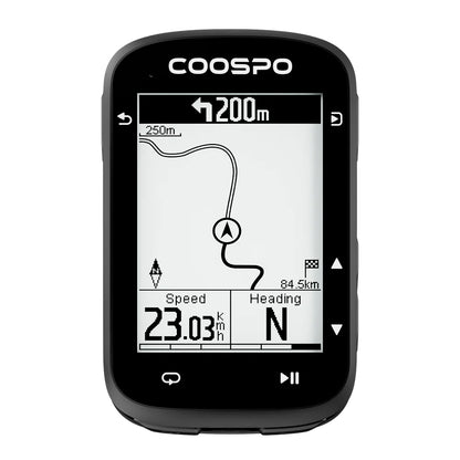 COOSPO CS500 Route Navigation Bike Computer GPS Cycling Odometer Wireless Bicycle Speedometer Cycle Stopwatch ANT+ Bluetooth5.0