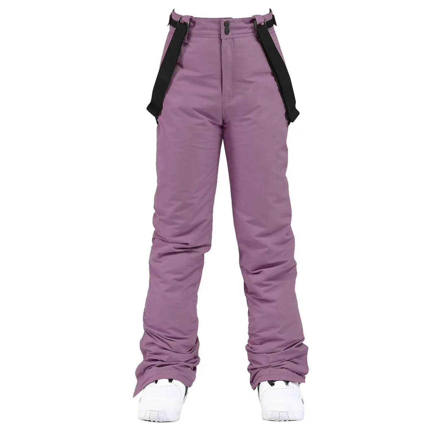 Cheap Women's and Men's Ice Snow Pants Outdoor Snowboarding Clothing Strap Trousers Skiing Suit Wear 10K Waterproof