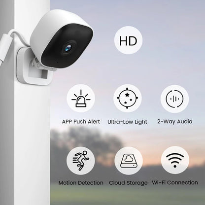 New 4K Mini Security Camera WiFi Monitor IP65 Waterproof Full Color Night Vision Motion Detect Surveillance With 2 Way Audio