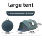 5-8 People Quickly Open Fully Automatic Pop-up Tent, Waterproof Camping Boat Tent, Portable Outdoor Tent For Travel