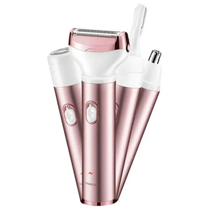 Women Hair Razor,4 In 1, Rechargeable, Face, Leg, Armpi,Bikini, Pubic.