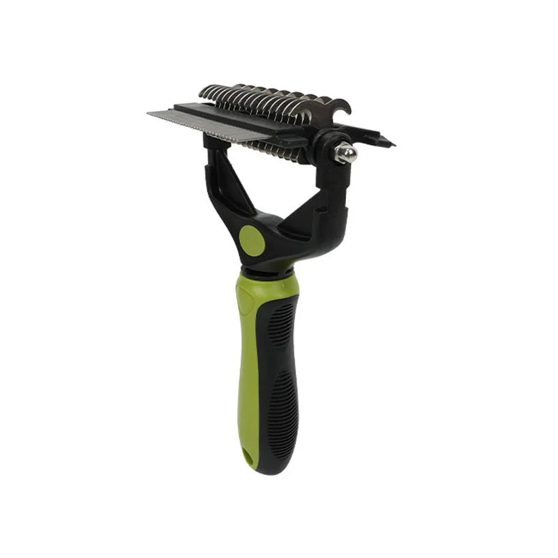 3 In 1 Pet Deshedding Brush, Dog Hair, Pet Fur Knot Cutter