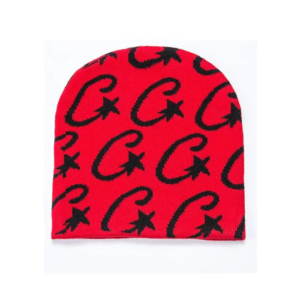 Couple Knitted Caps Hip-hop Trendy Beanie Hat 2024 Letter Jacquard Women Male Winter Hot Girl Warm Knitted Hat Balaclava Beanies
