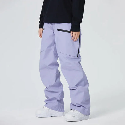 Snow Trousers 2025 Outdoor Sports Snowboard Wear Winter Warm Loose Ski Pants Windproof Waterproof Skiing Pants Women Men Clothes
