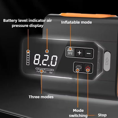 DOTWISE Outdoor Wireless Air Pump Travel Vacuum Pump with Inflatable Deflate Portable Electric MINI Inflatable Pumps for Mats