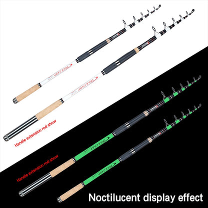 BIUTIFU 3.75lbs Telescopic Carp Fishing Rods 3.0/3.6/3.9/4.2m T800 Carbon Travel Spinning Surfcasting 40-180g Lake Sea Hard Pole