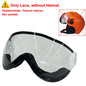 MOON Skiing Helmet With Goggles PC+EPS High-Quality Ski Helmet For Adult Outdoor Snowboard Skateboard Helmet Protective Ski Gear