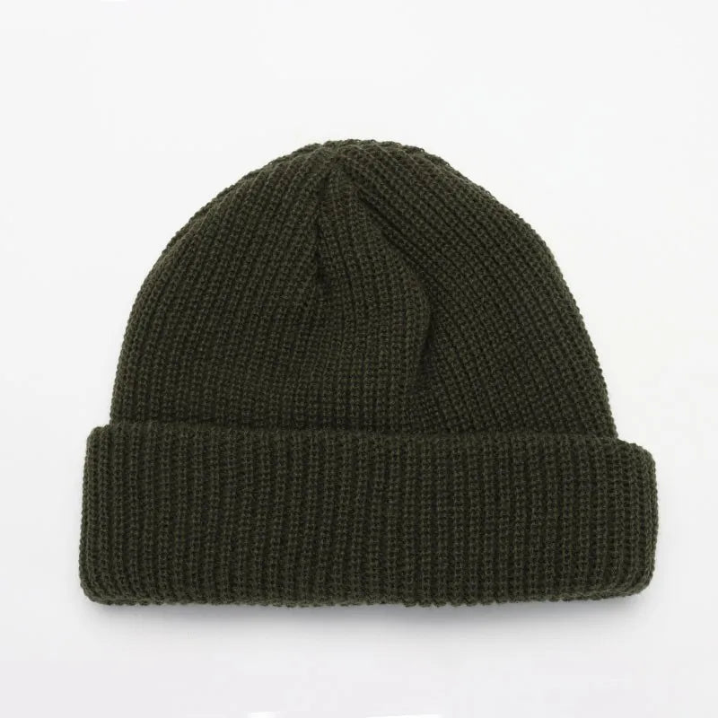 Winter Warm Beanies Casual Short Thread Hip Hop Hat Adult Men Female Knitted Skull Cap Elastic Unisex