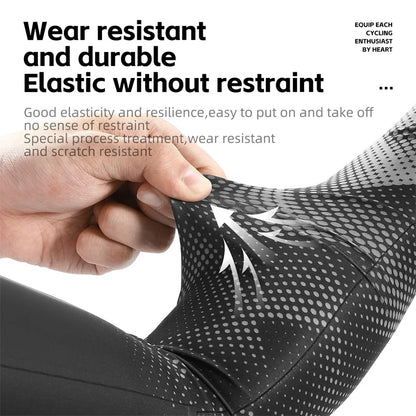 WEST BIKING Summer Sunproof Arm Sleeves UV Protection Seamless Digital Printing Cycling Running Sleeves Cooling Sport Gear